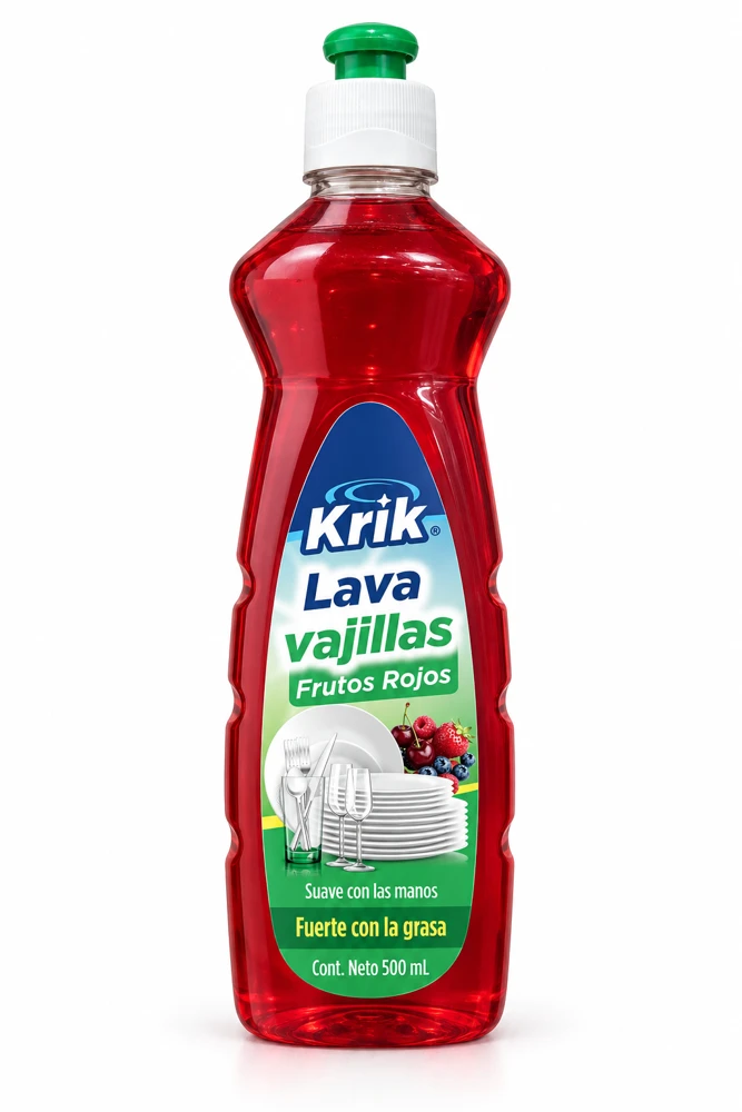 Krik Lava Vajillas Frutos Rojos