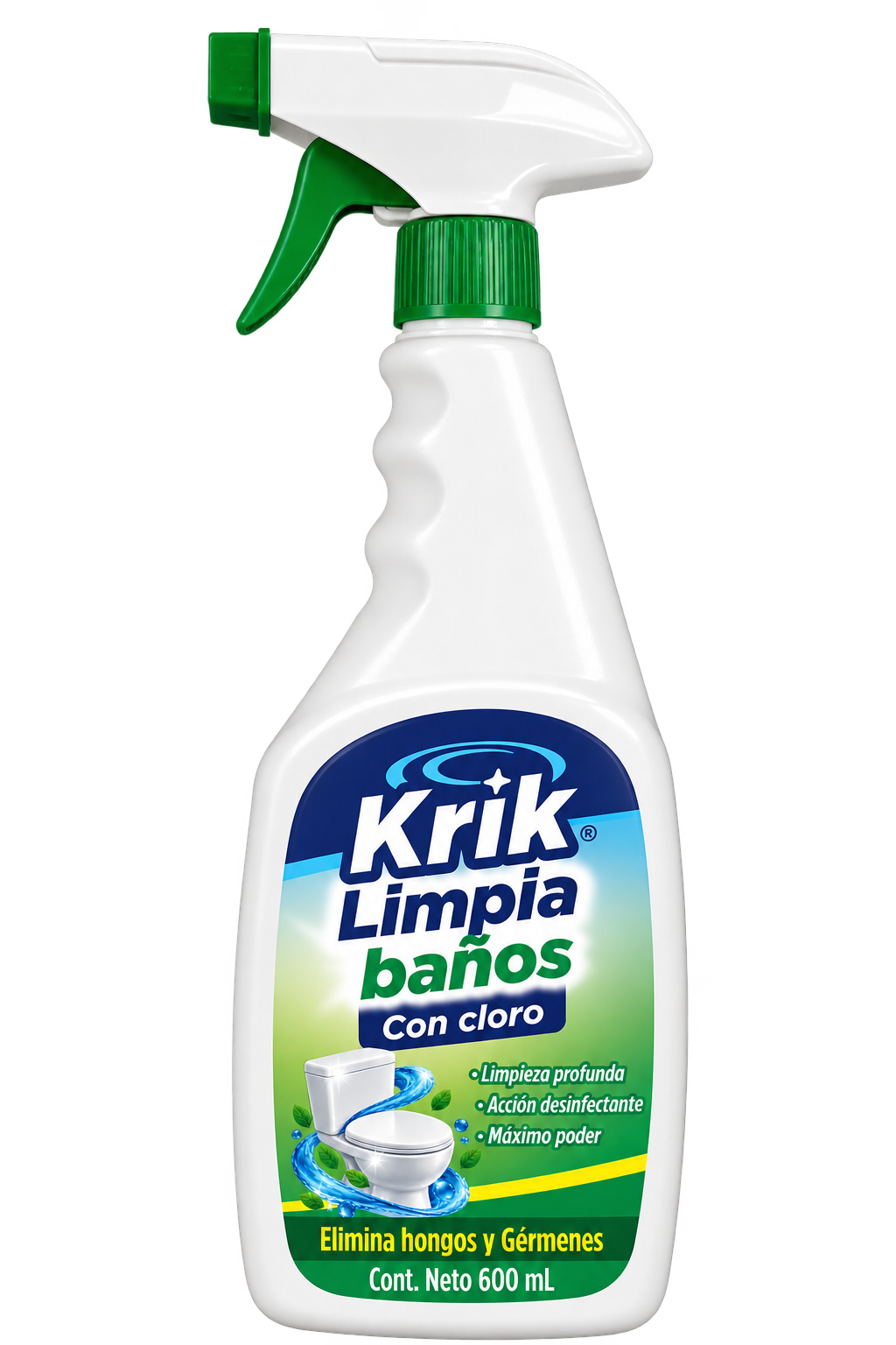Krik Limpia Baños con Cloro