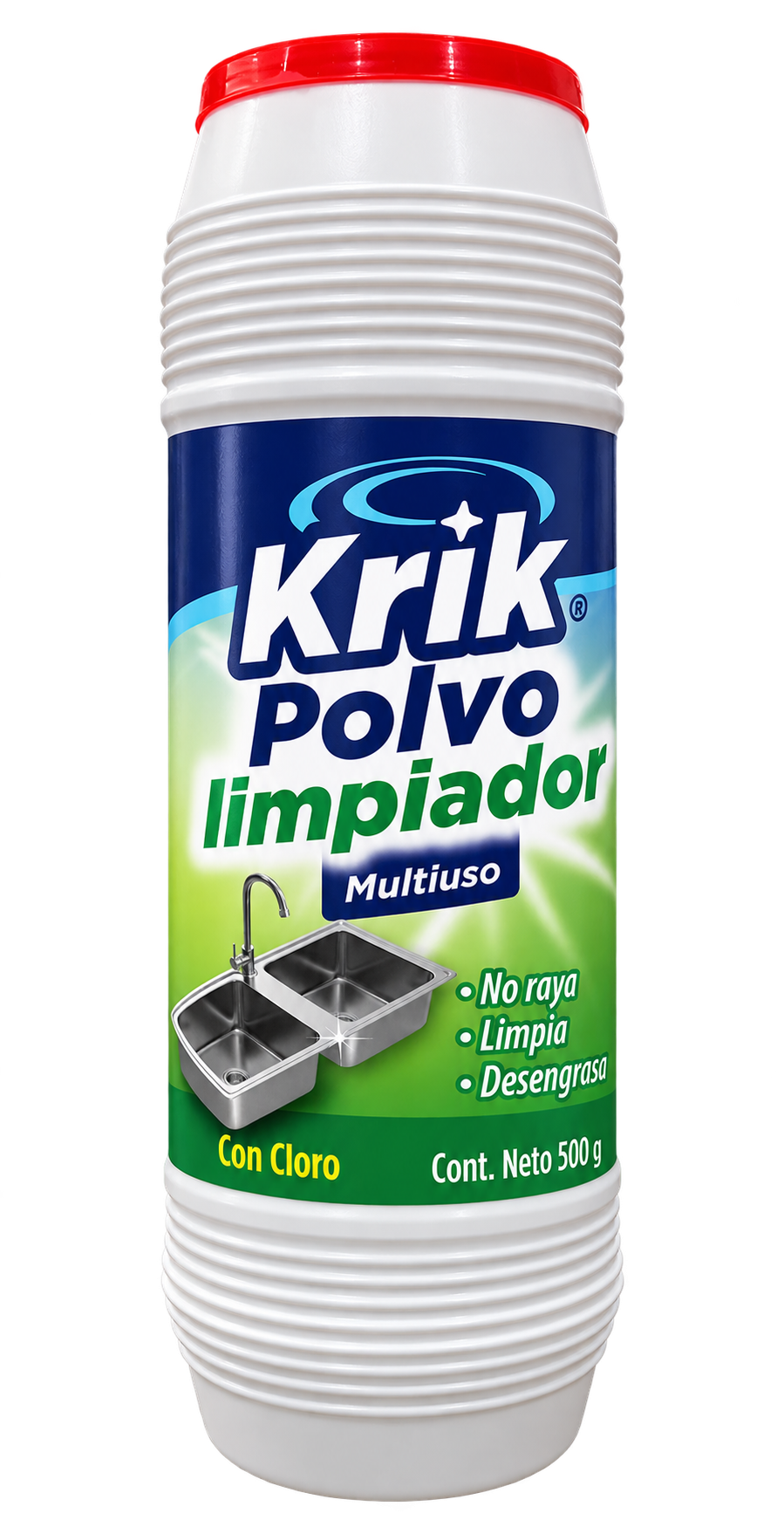 Krik Polvo Limpiador con Cloro